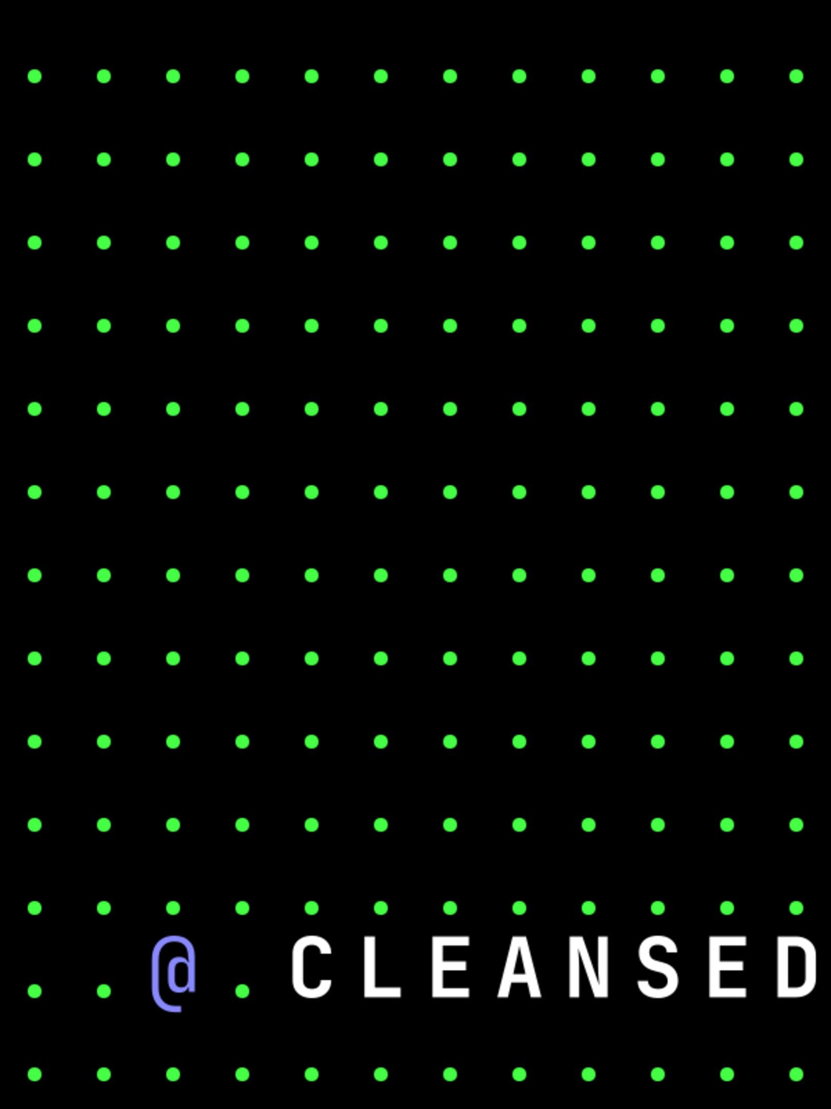 Cleansed cover