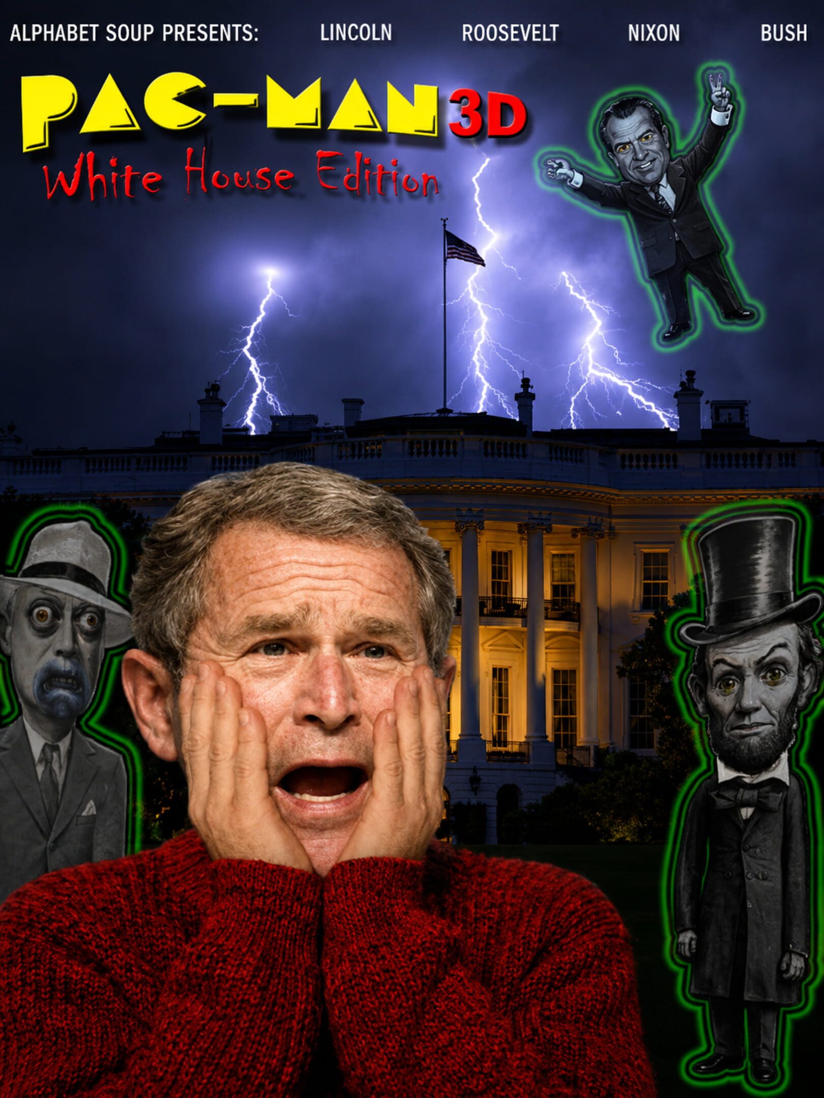 Pac-Man 3D: White House Edition cover