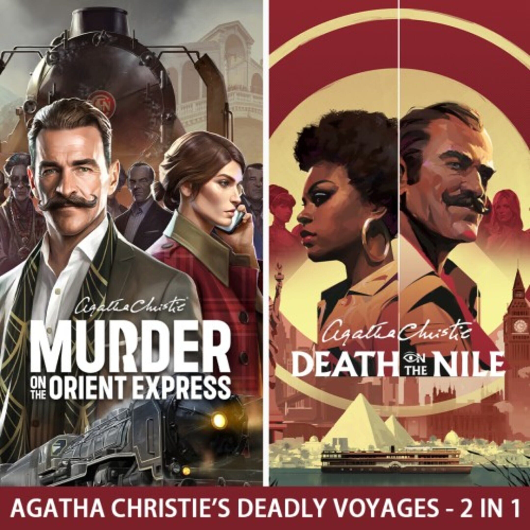 Agatha Christie's Deadly Voyages - 2 in 1 cover