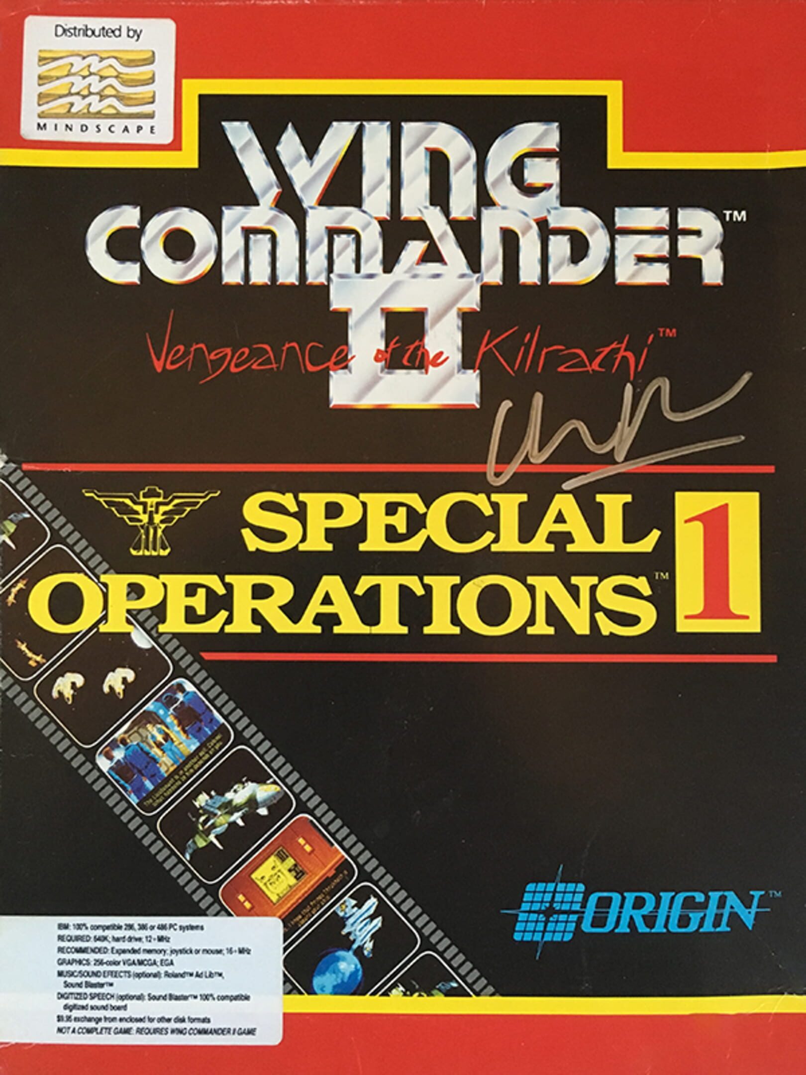 Wing Commander II: Vengeance of the Kilrathi - Special Operations 1 cover