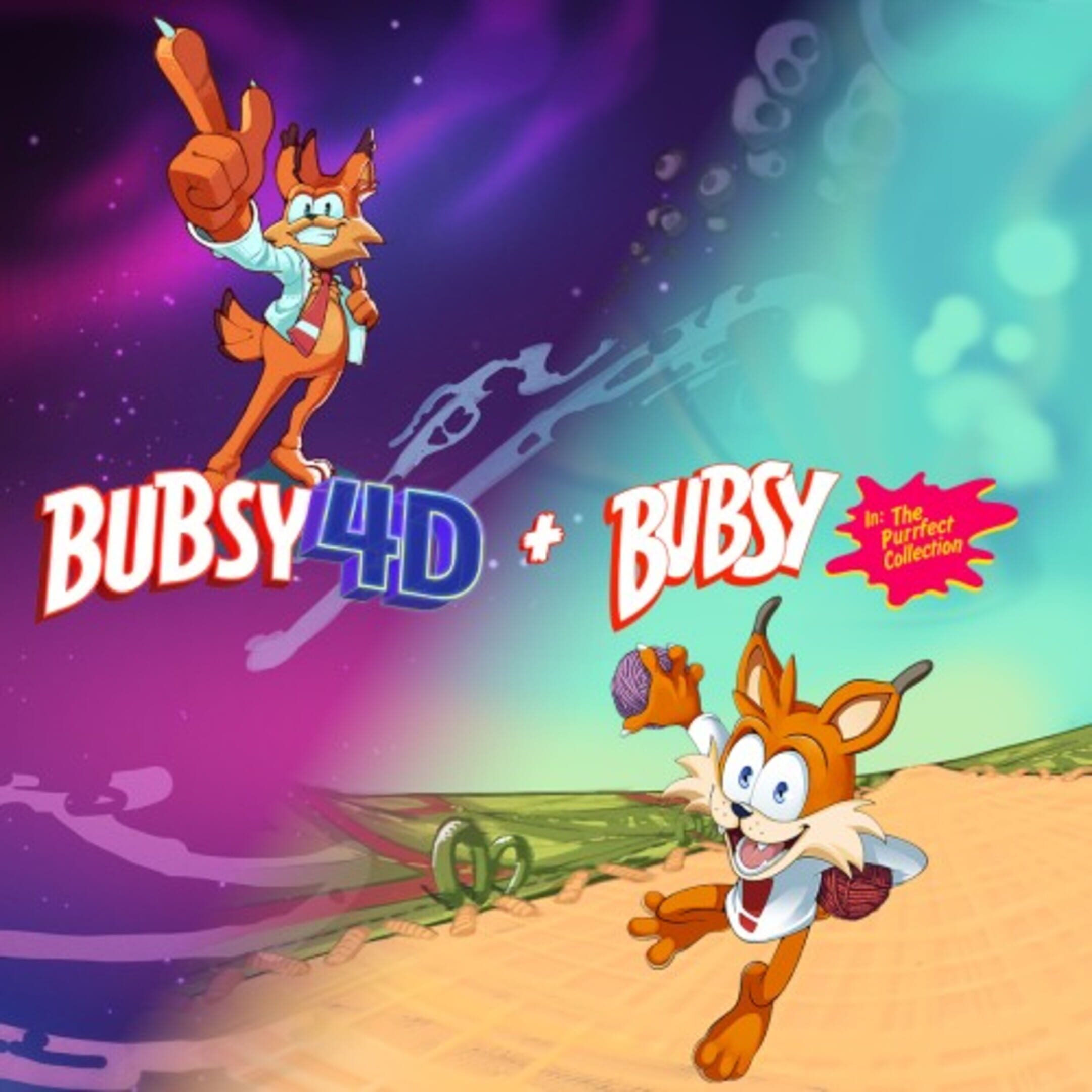 Bubsy 4D + Bubsy in: The Purrfect Collection cover