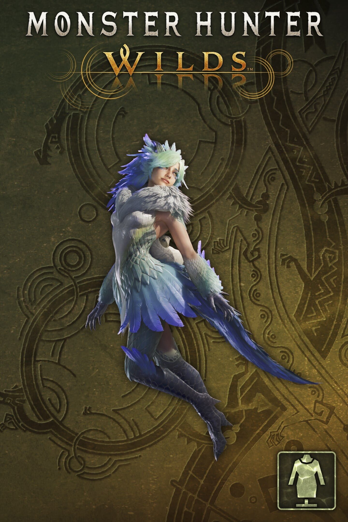Monster Hunter Wilds: Alma Outfit - Featherskirt Seikret Dress