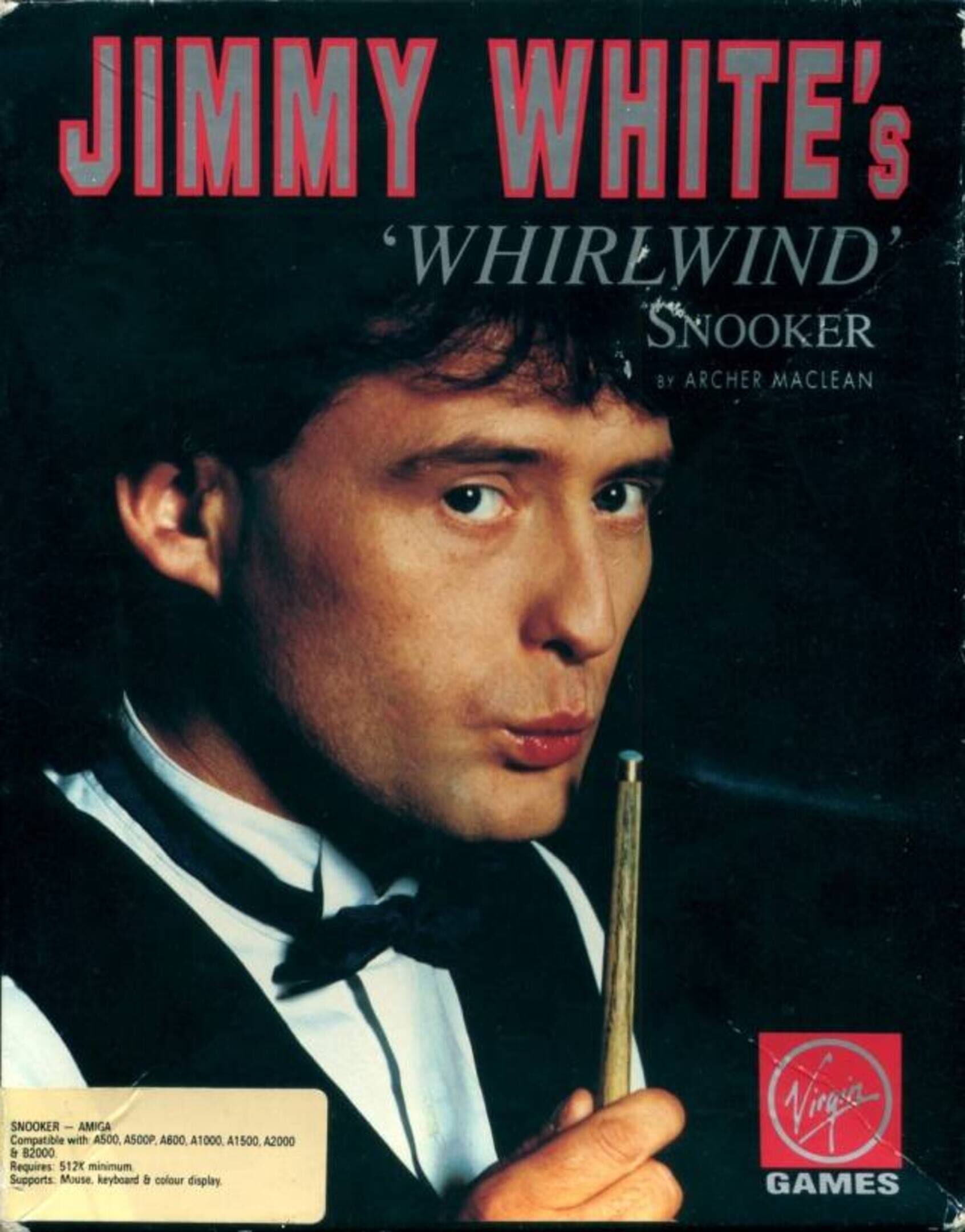Jimmy White's 'Whirlwind' Snooker cover