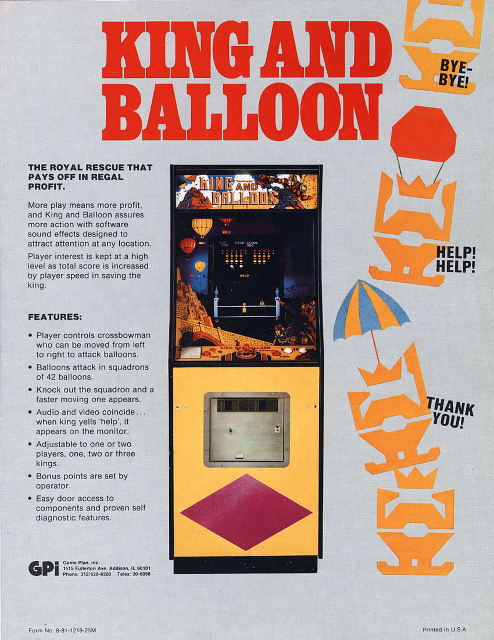 King & Balloon cover