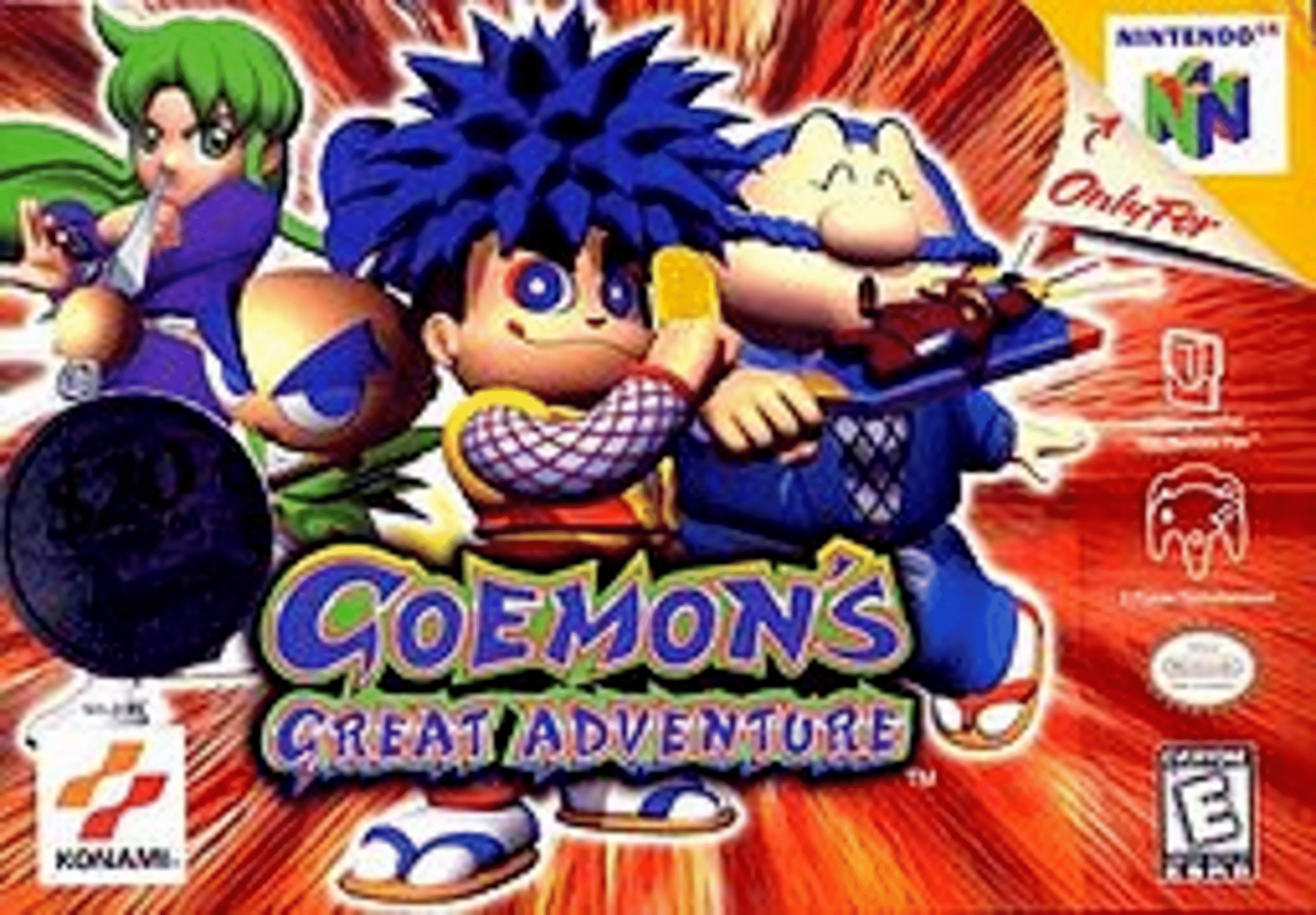 Goemon's Great Adventure box art