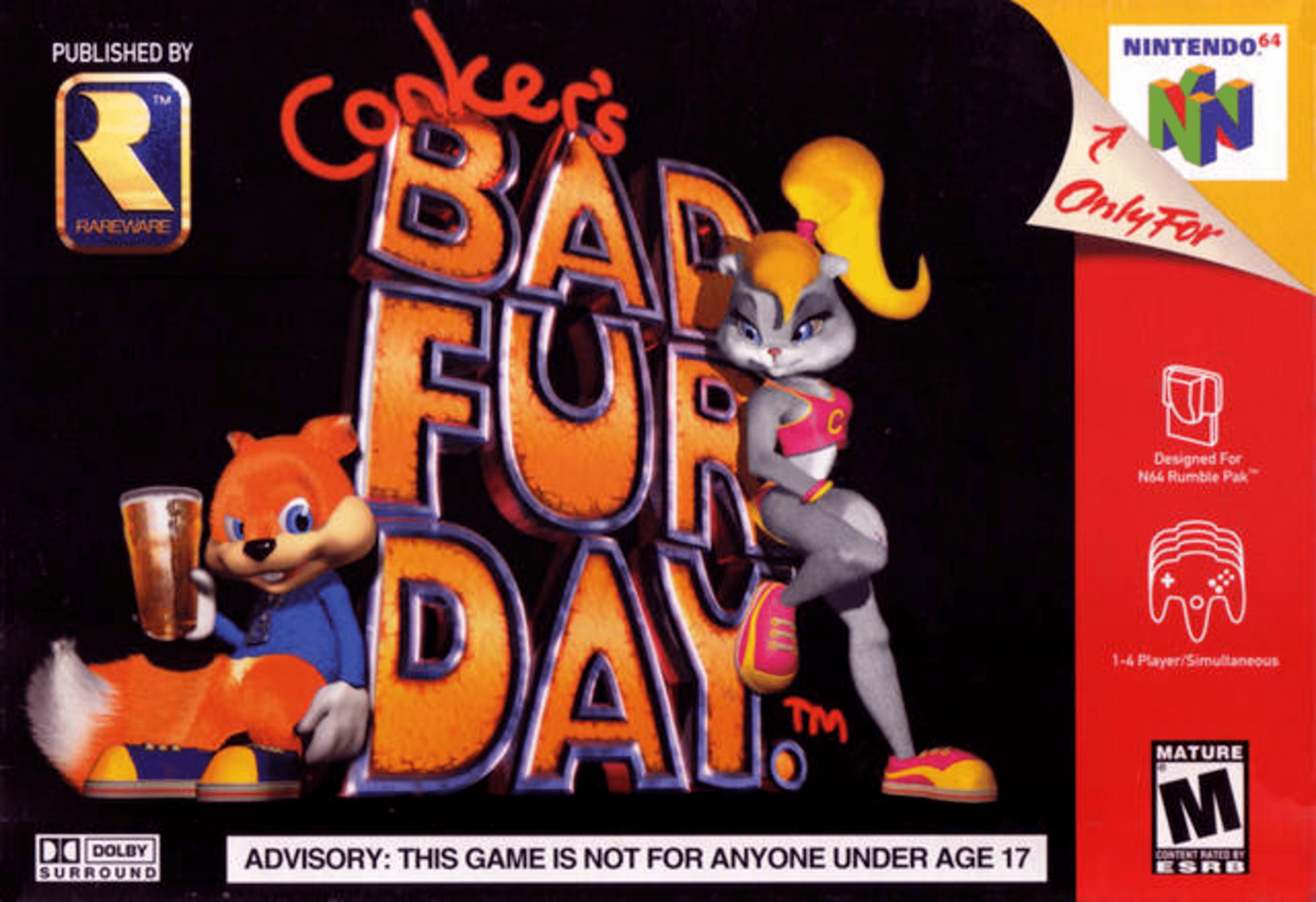 Conker's Bad Fur Day box art