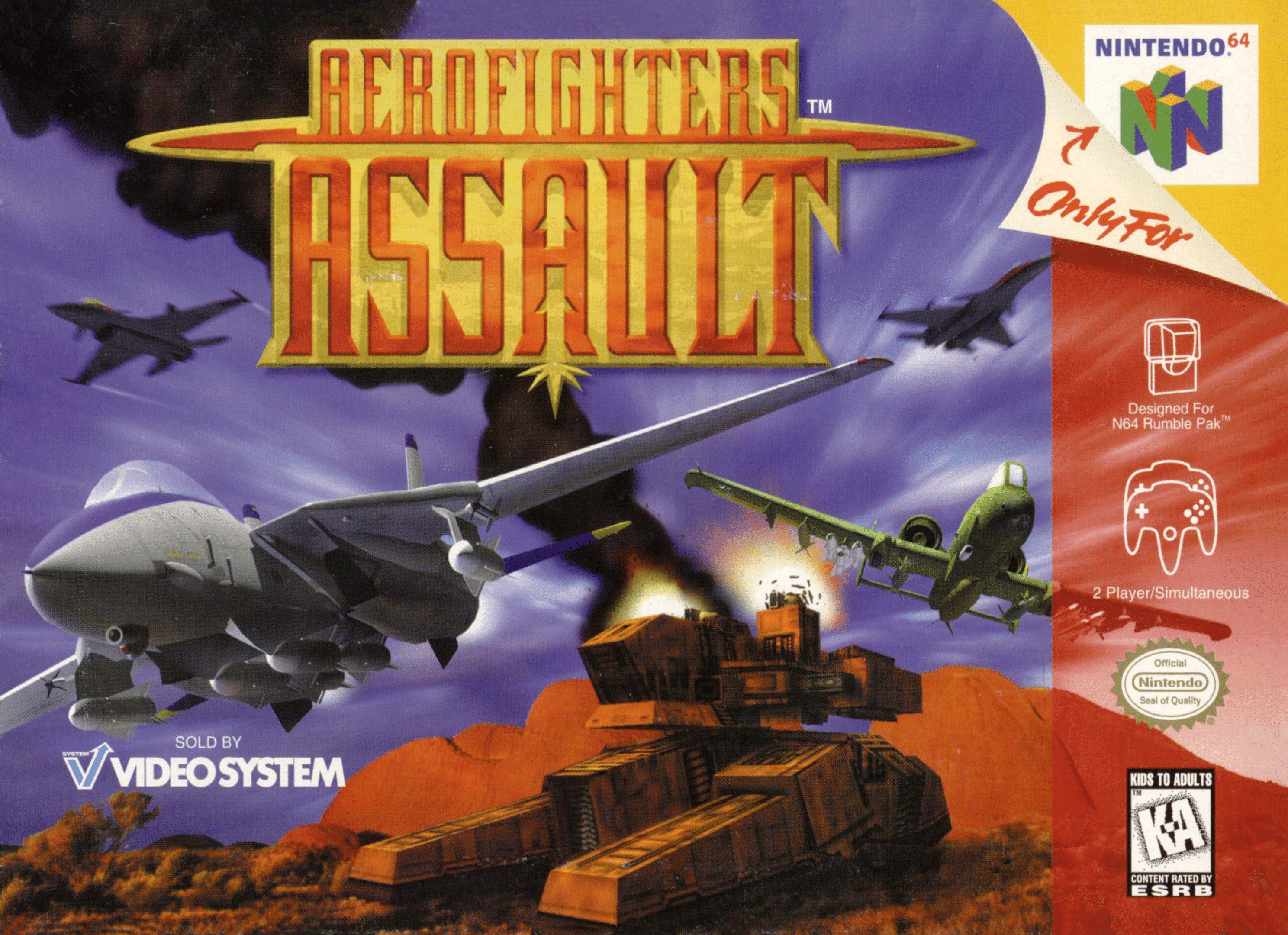 AeroFighters Assault box art