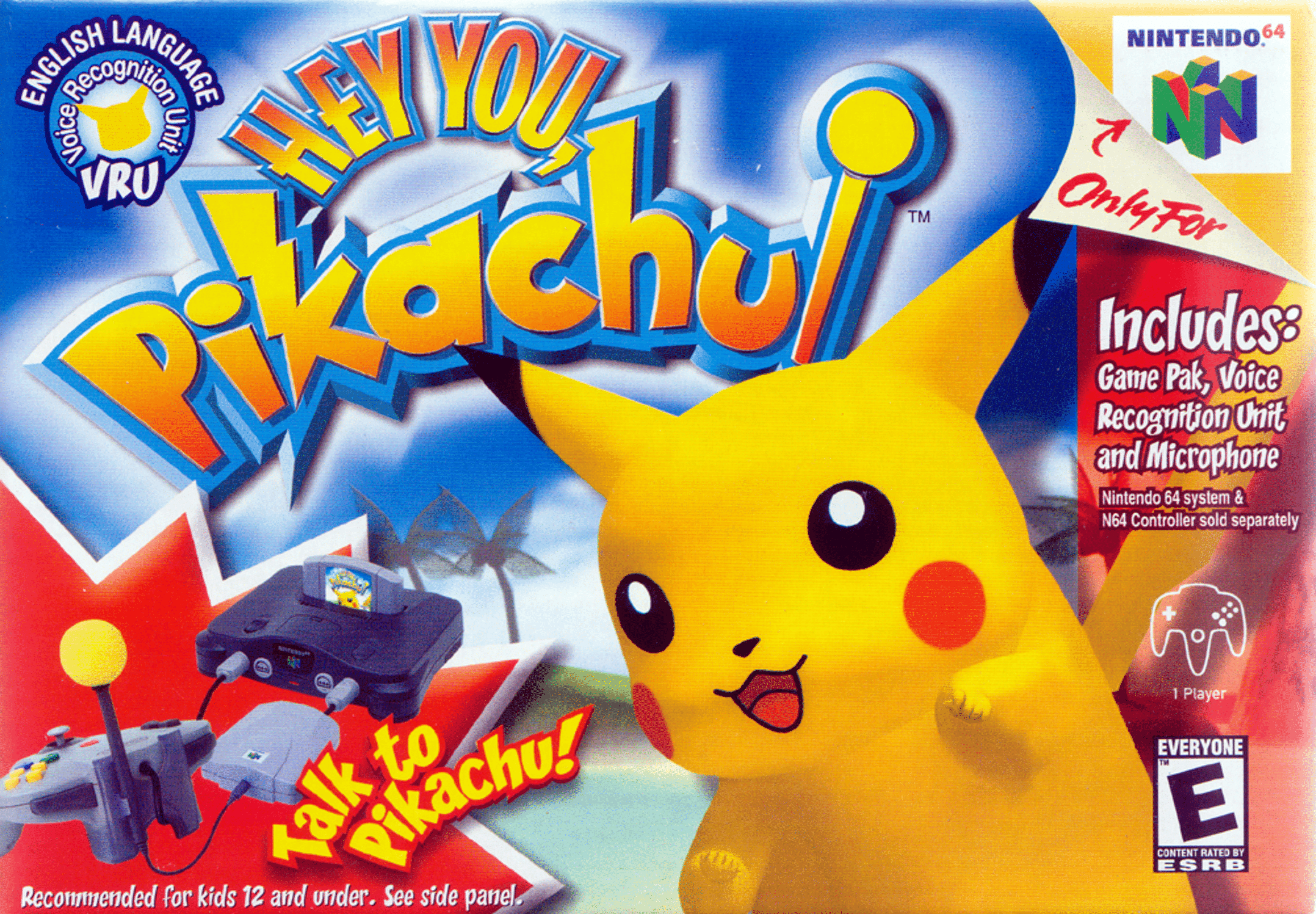 Hey You, Pikachu! box art