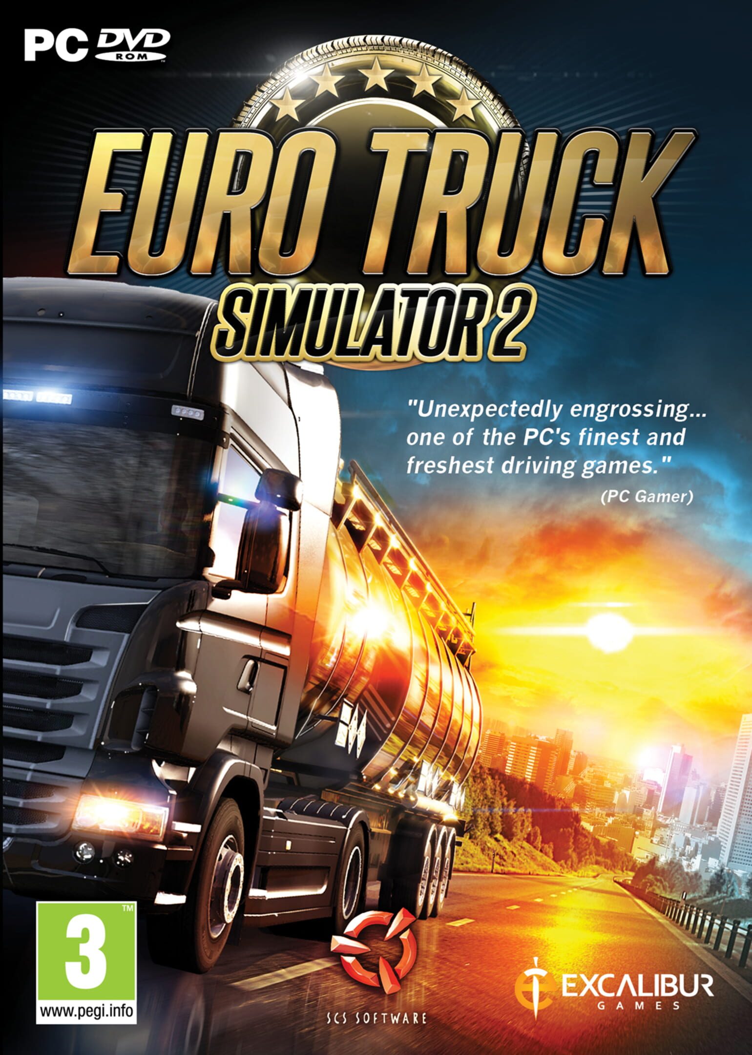 Euro Truck Simulator 2 box art