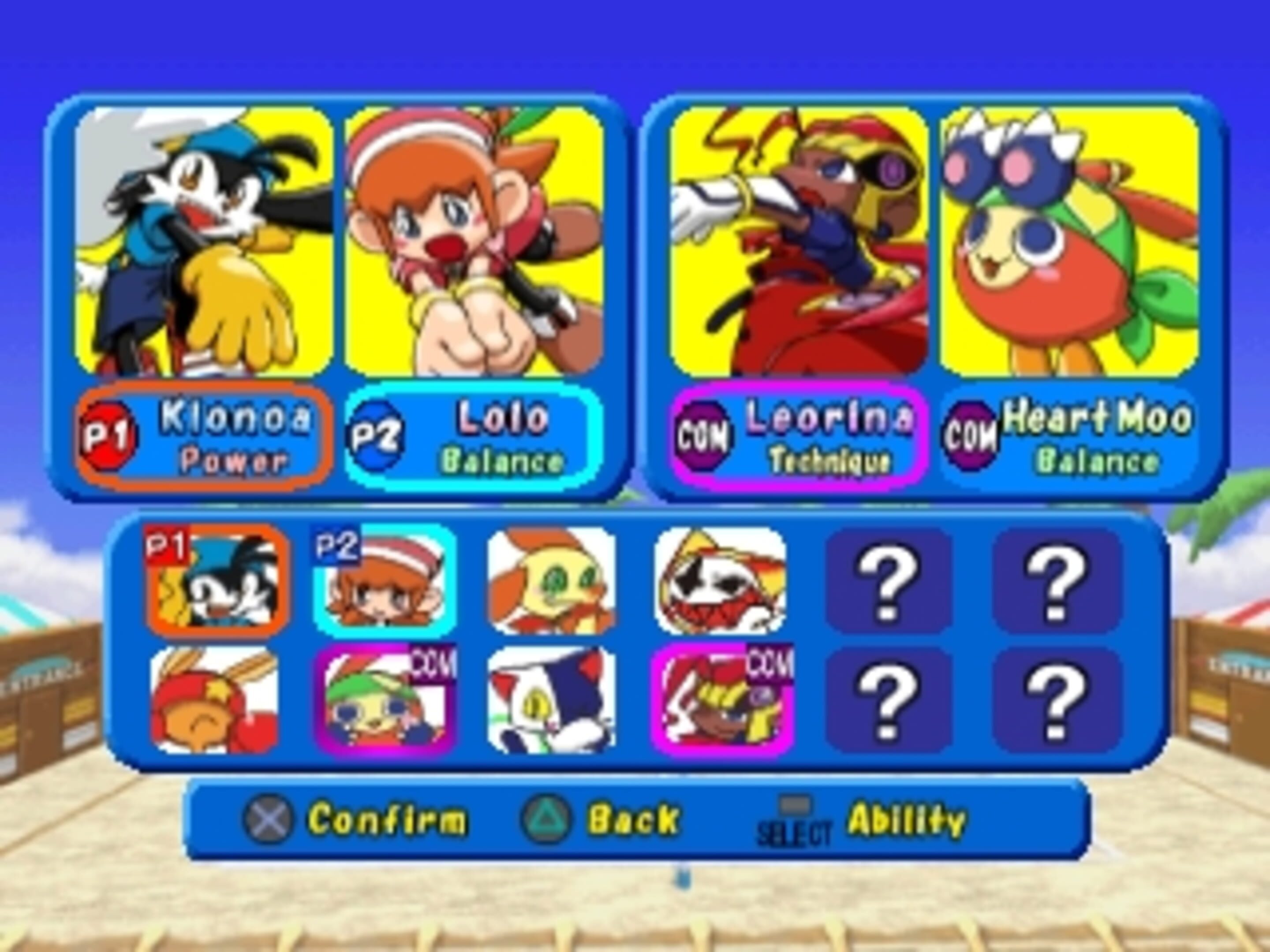 Klonoa Beach Volleyball Stash Games tracker