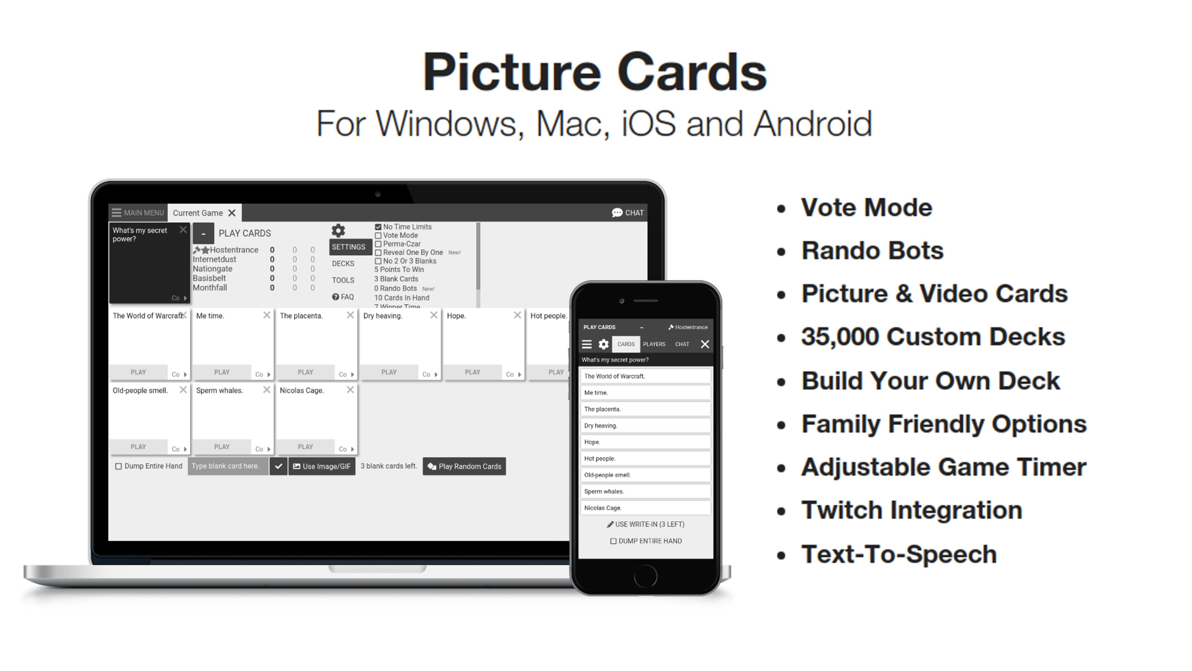 Picture Cards Online Stash Games Tracker 