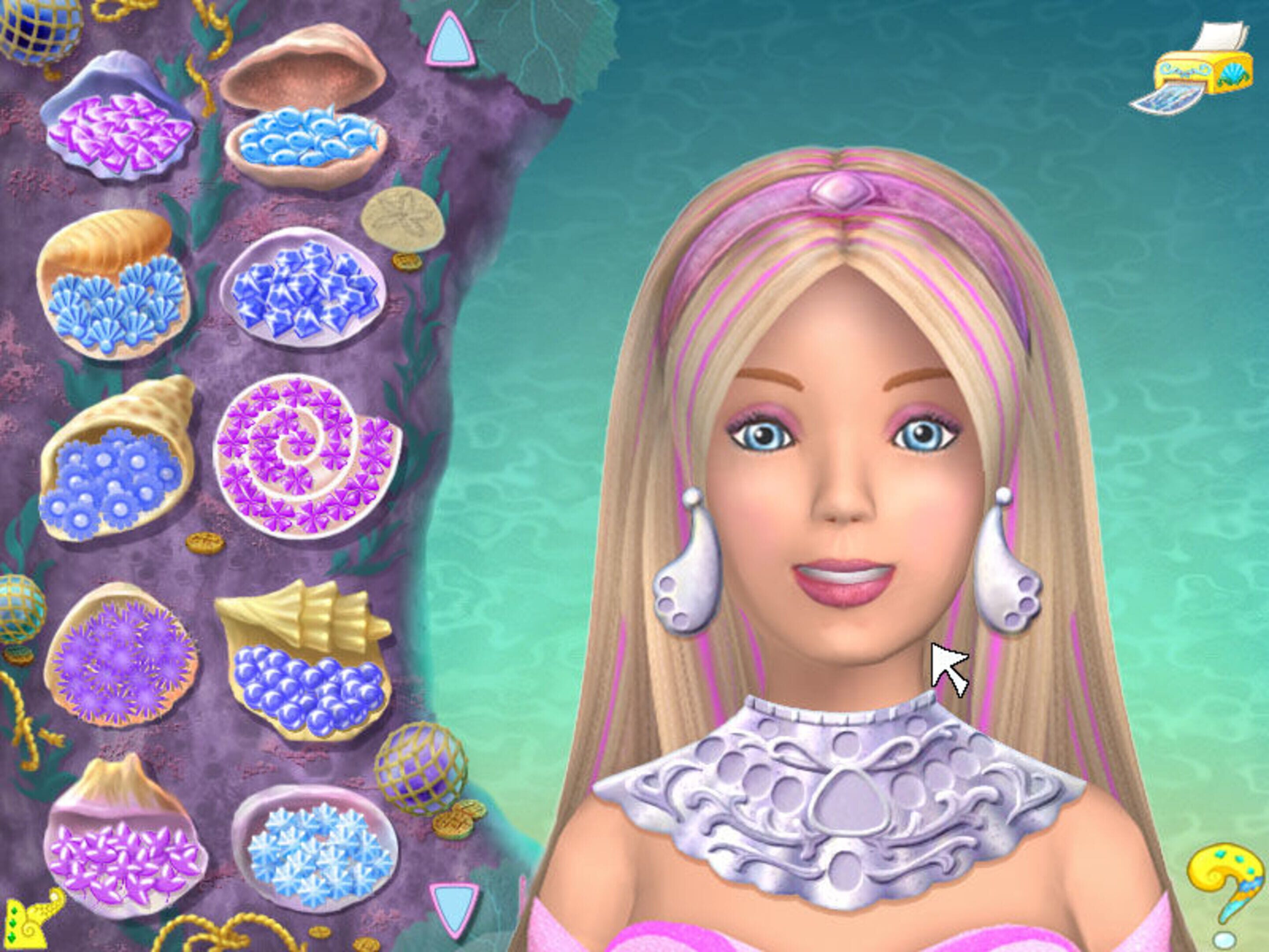 Barbie Mermaid Adventure Stash Games tracker