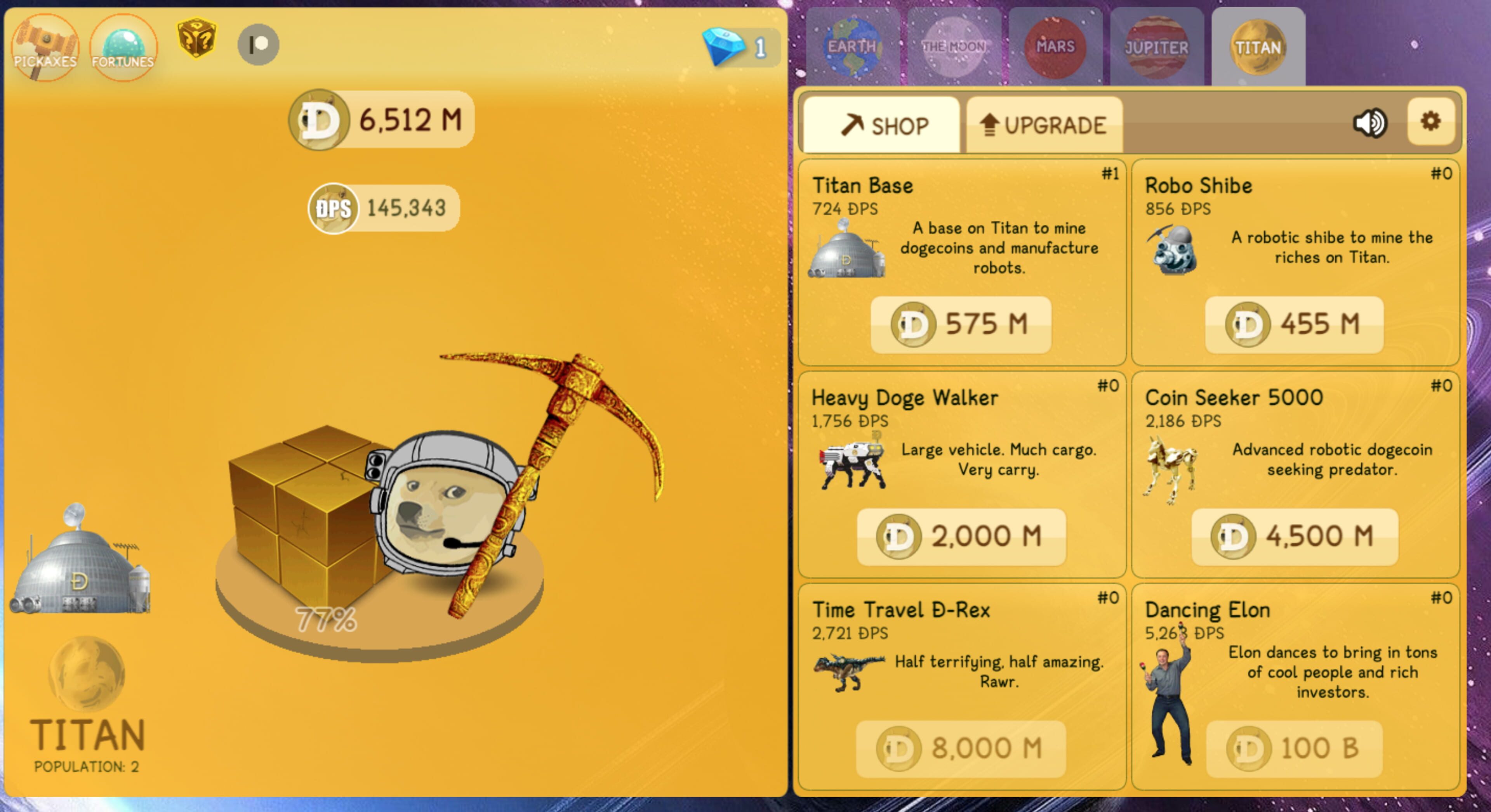 Featured image for Dogeminer 2: Back 2 the Moon