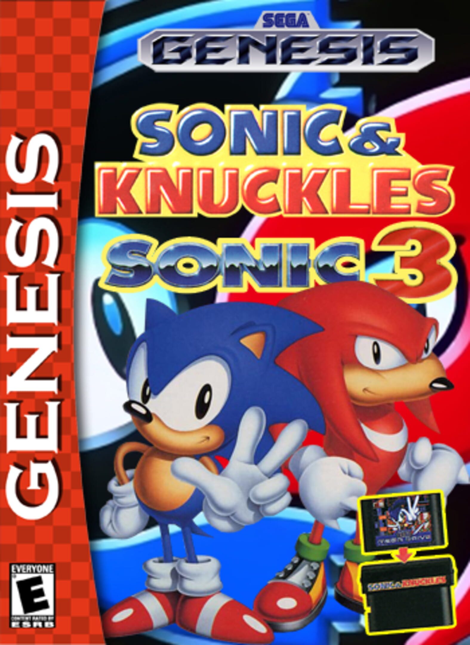 Sonic the Hedgehog 3 & Knuckles box art