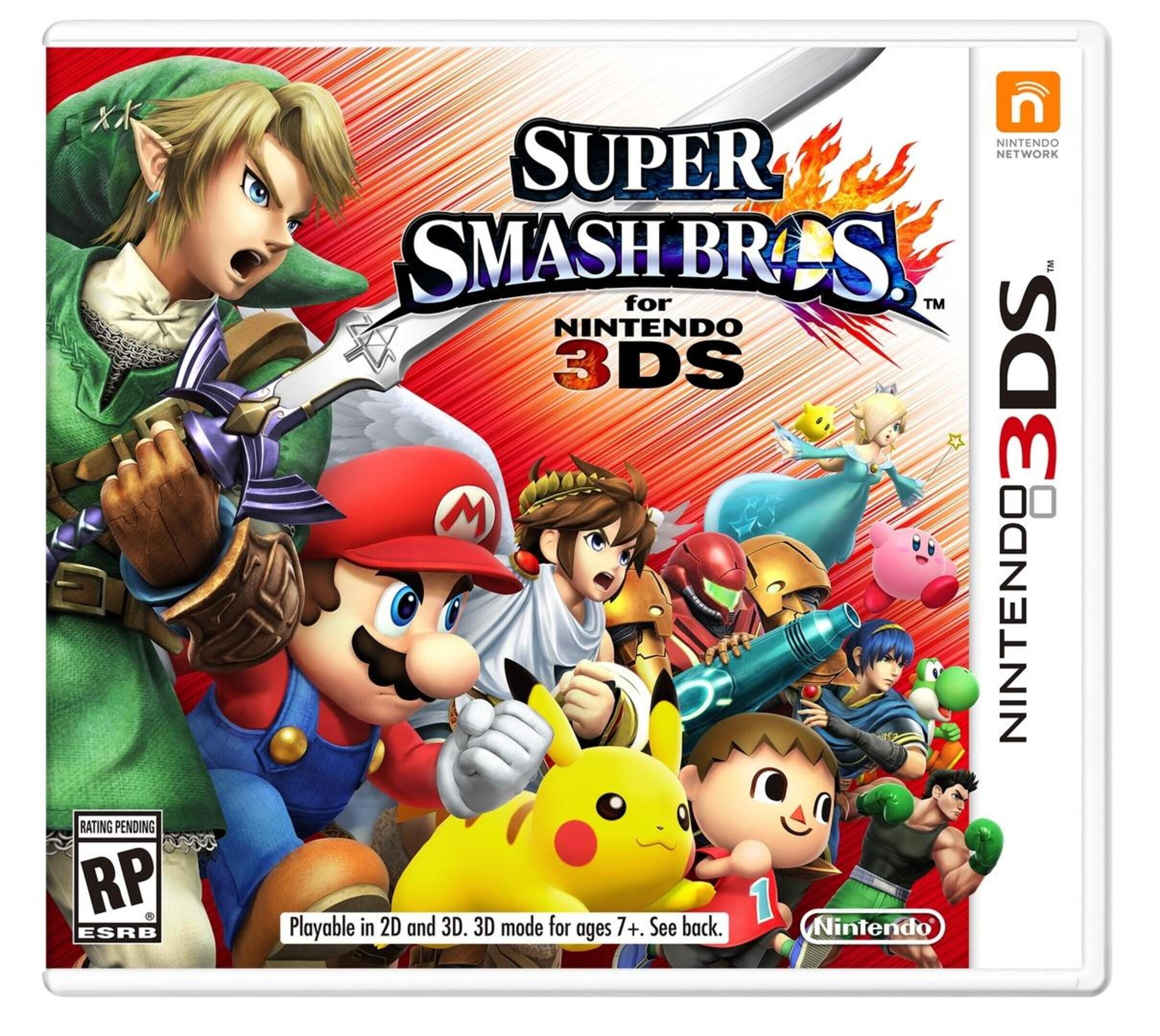 Super Smash Bros. for Nintendo 3DS box art