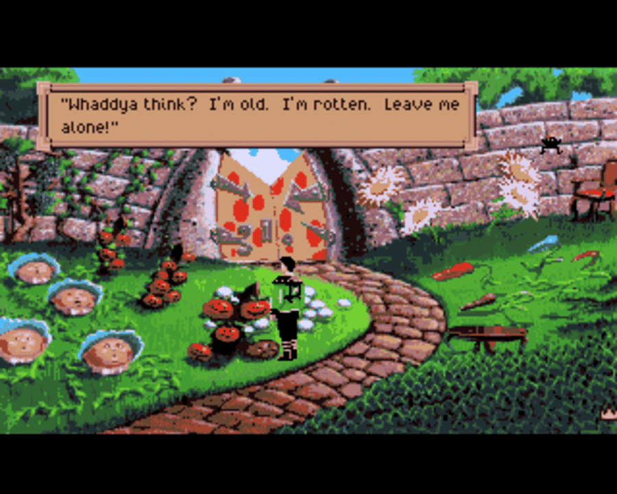 King’s Quest VI puzzle garden screenshot