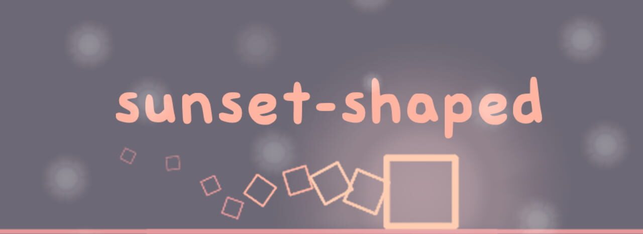 Sunset-shaped artwork