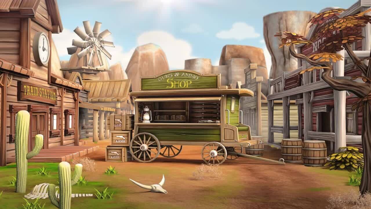 Solitaire Chronicles: Wild Guns artwork