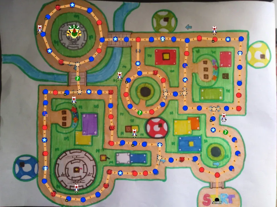 MP1: Mushroom Kingdom Party Board