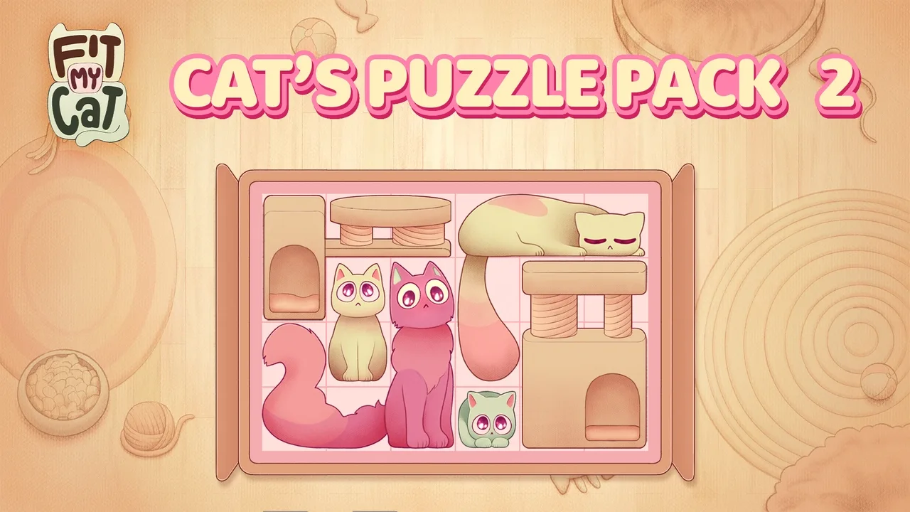 Fit My Cat: Cat's Puzzle Pack 2