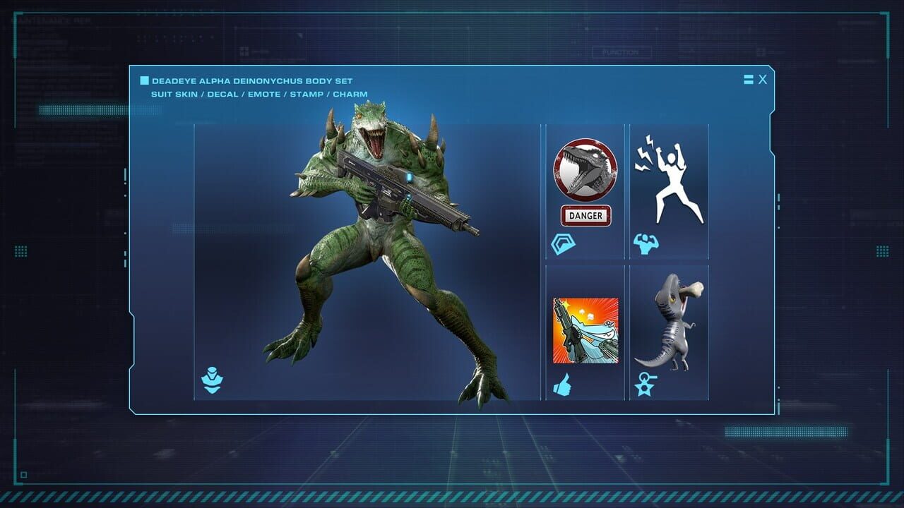 Exoprimal: Deadeye Alpha Deinonychus Body Set — Screenshot 5