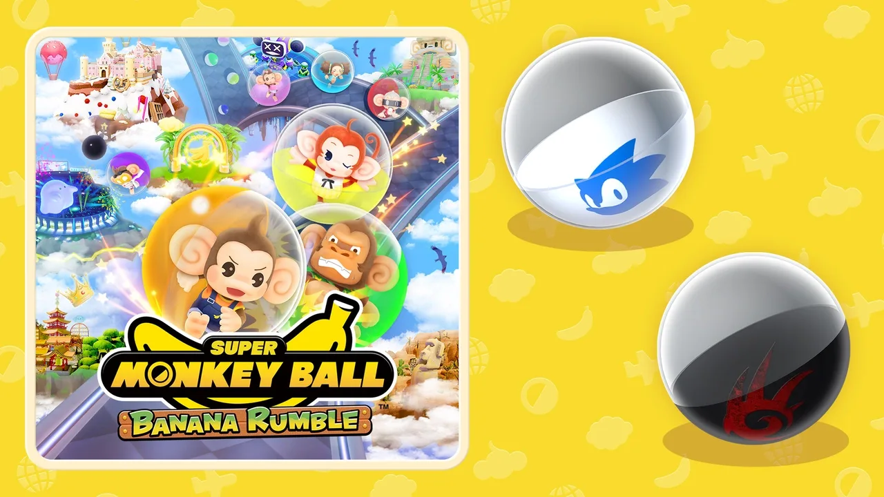 Super Monkey Ball: Banana Rumble - Sonic and Shadow Skins