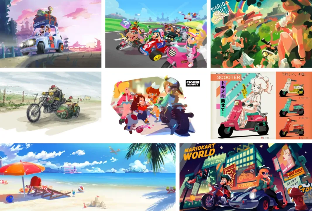 Mario Kart World artwork 198544