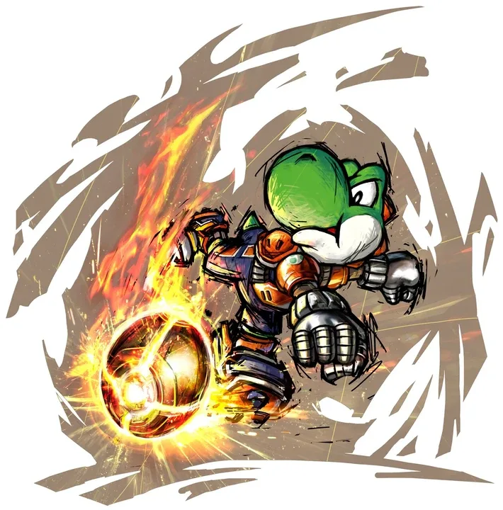Mario Strikers Charged artwork 199719