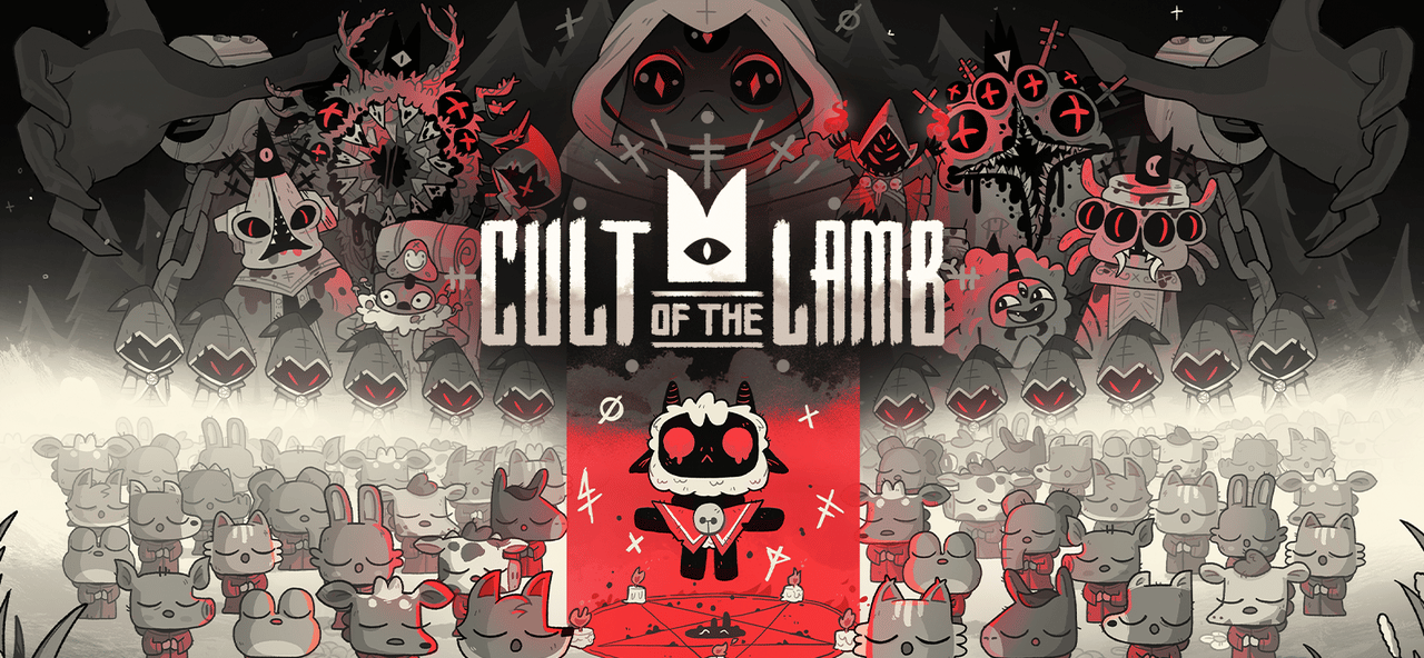 العمل الفني الرسمي للعبة Cult of the Lamb