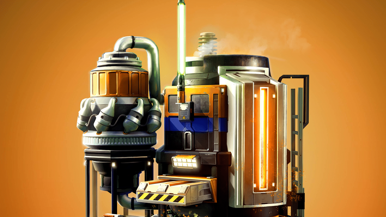 Satisfactory industrial generator image representing the transition from manual biomass to stable automated power