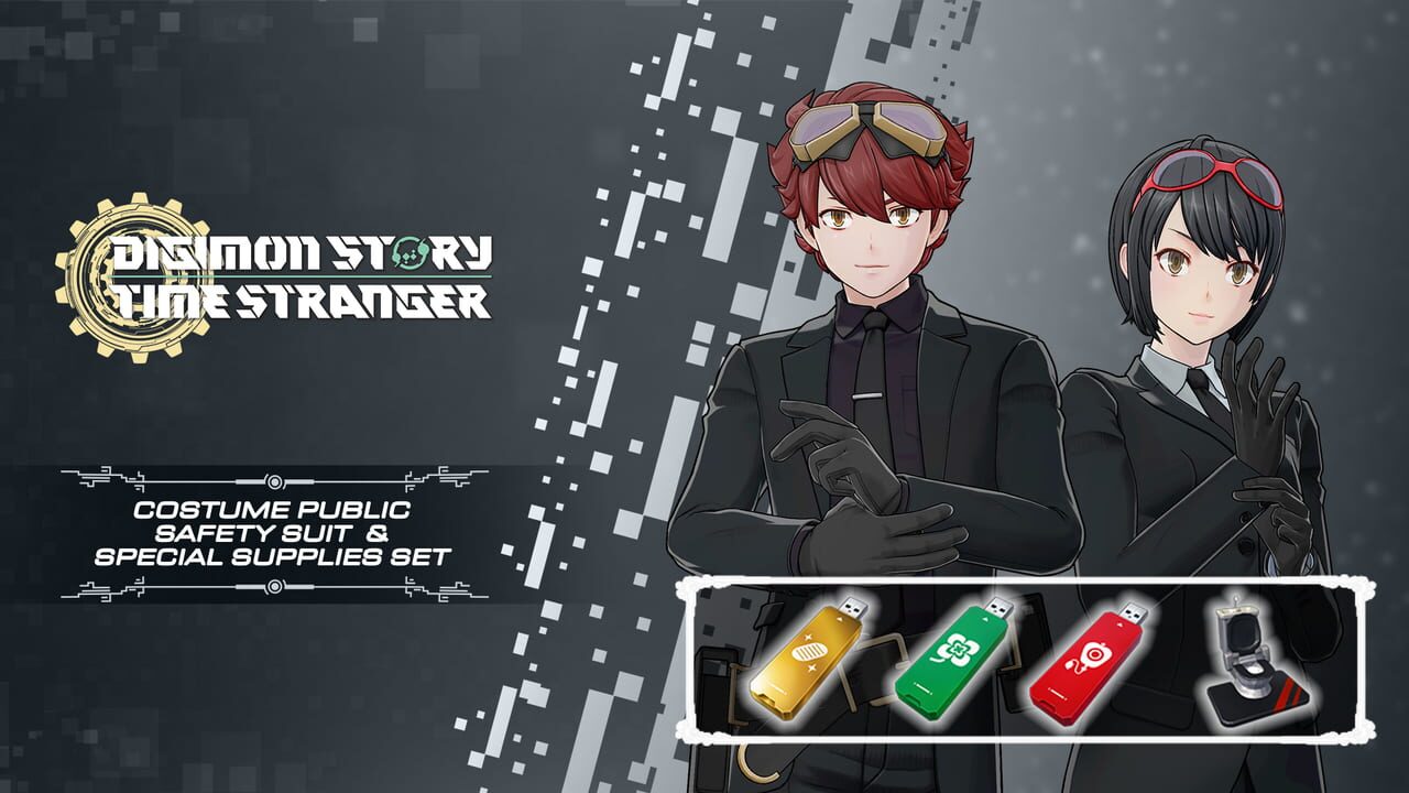 Digimon Story: Time Stranger - Costume Public Safety Suit & Special Supplies Set — Screenshot 3