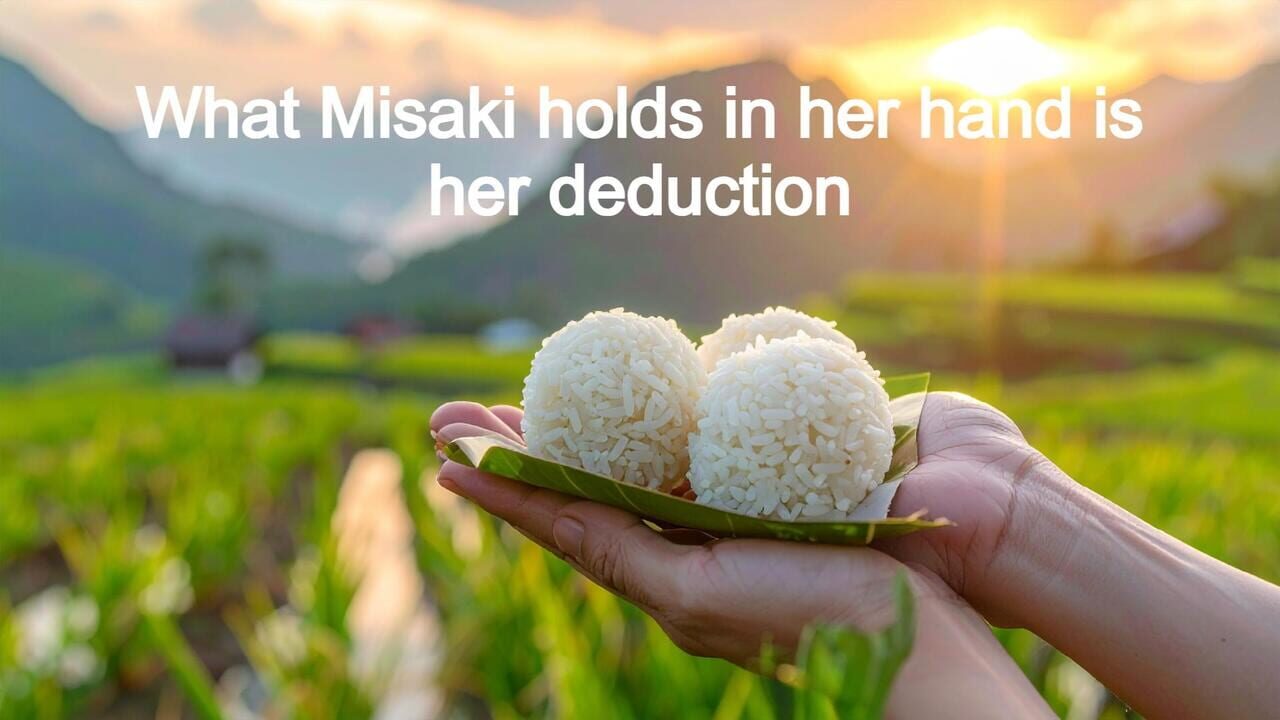 What Misaki holds in her hand is her deduction — Screenshot 4