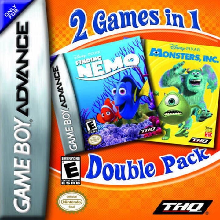 2 Games In 1 Double Pack: Finding Nemo + Monsters, Inc. cover art