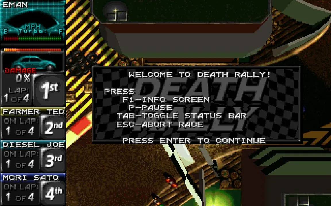 Death Rally screenshot 1