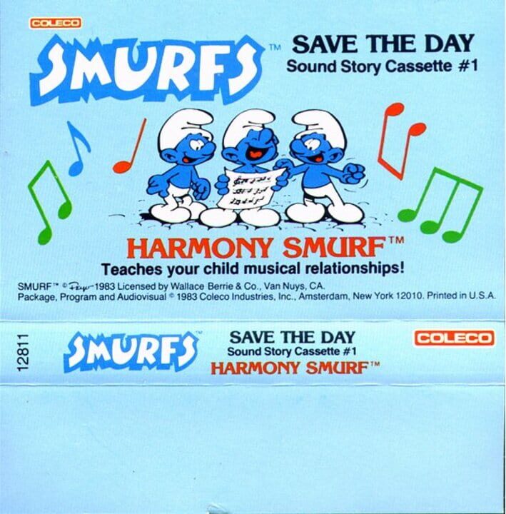 Smurfs Save the Day: Harmony Smurf cover art