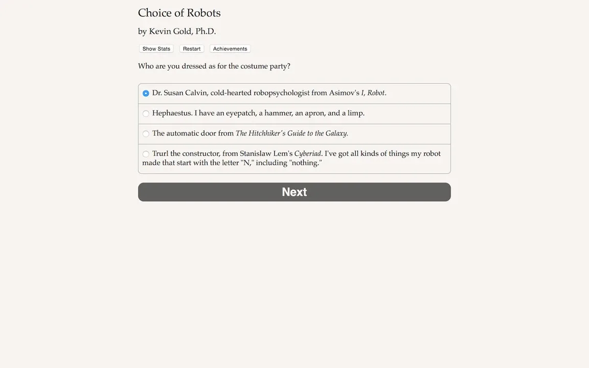Choice of Robots screenshot 2