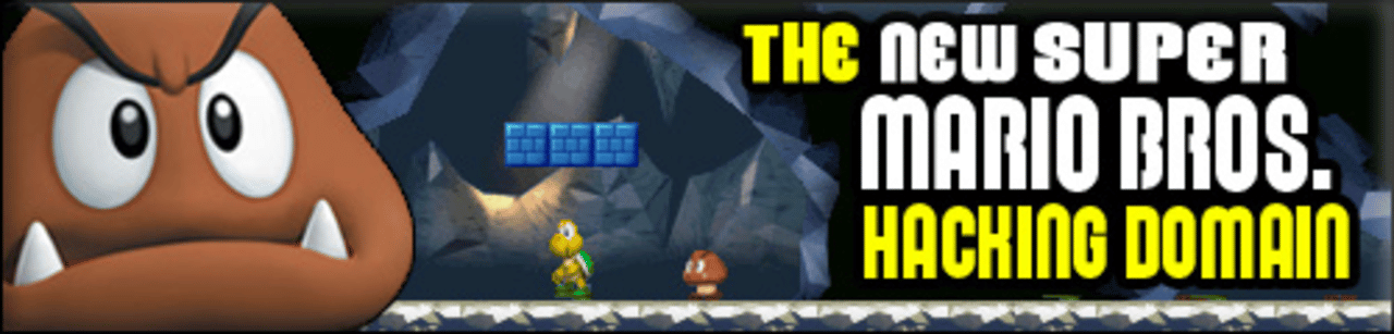 The New Super Mario Bros. Hacking Domain Logo