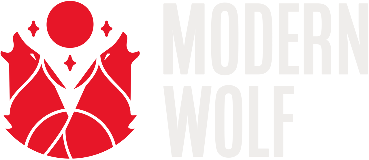Modern Wolf Logo