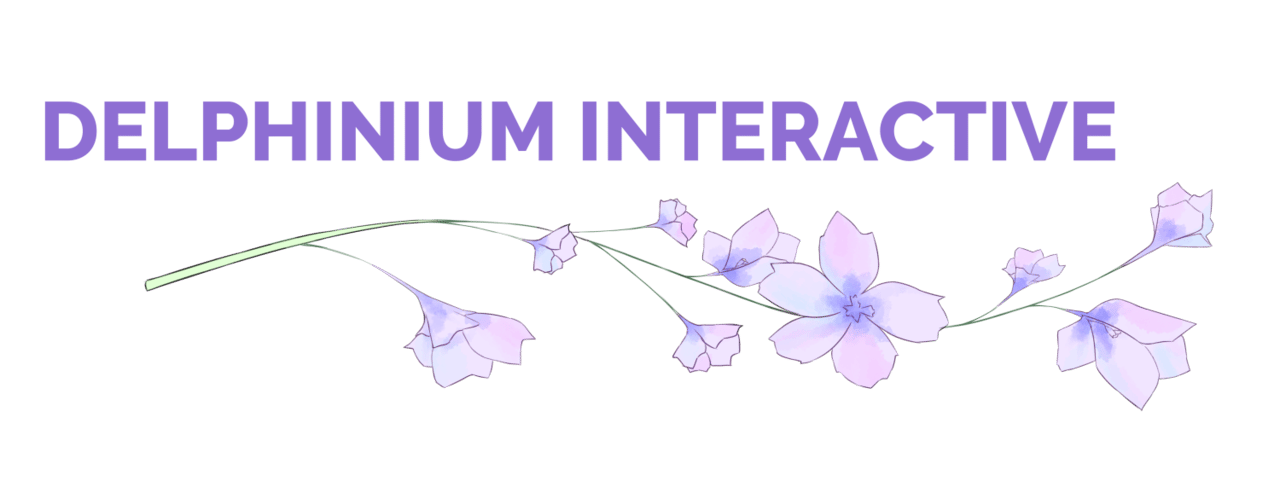 Delphinium Interactive Logo