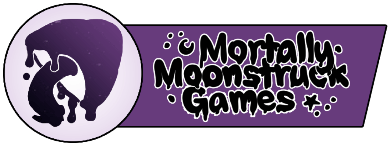 Mortally Moonstruck Games Logo