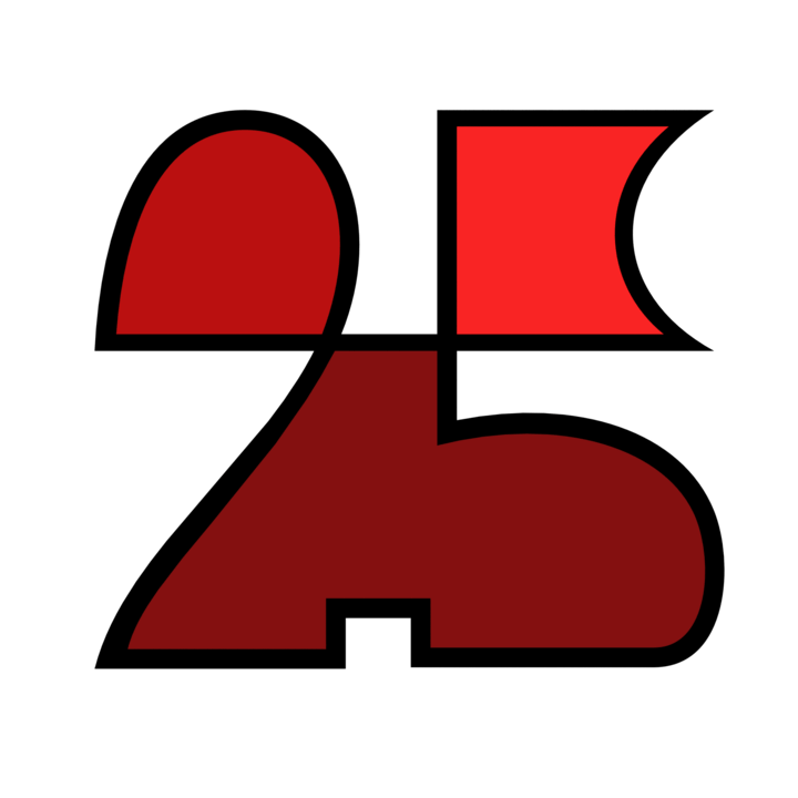 25 Crimson Logo