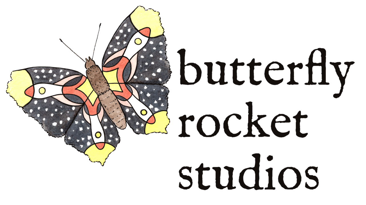 Butterfly Rocket Studios Logo