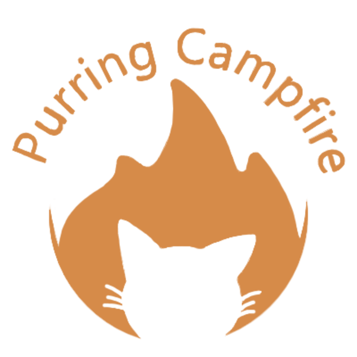 Purring Campfire Logo