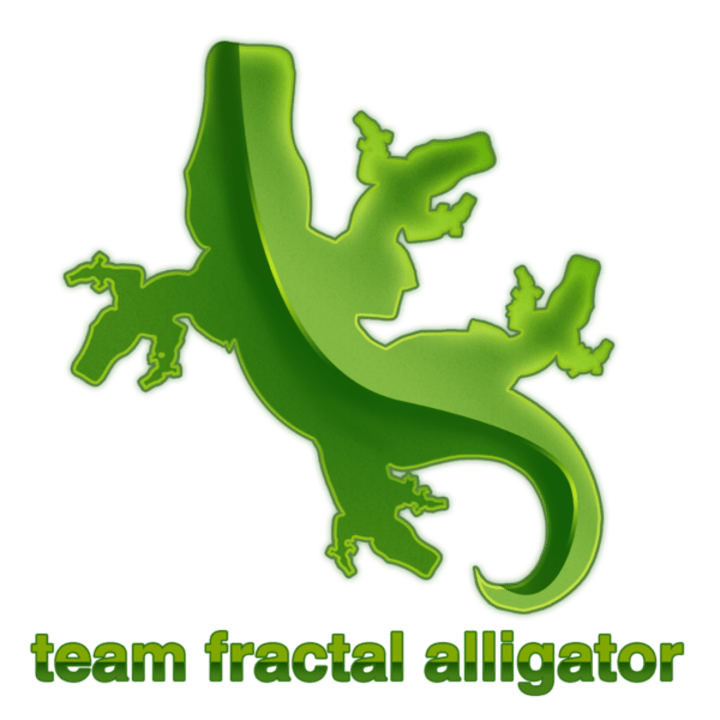 Team Fractal Alligator Logo