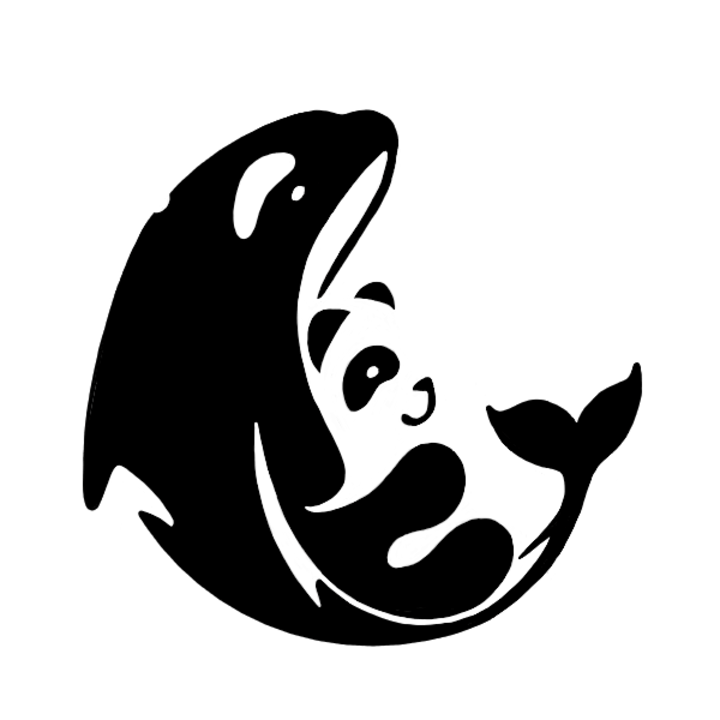 Sea Panda Creative Logo