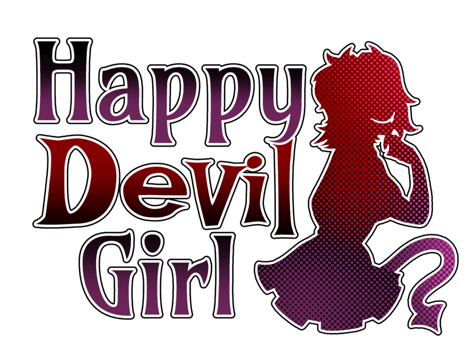 Happy Devil Girl Logo