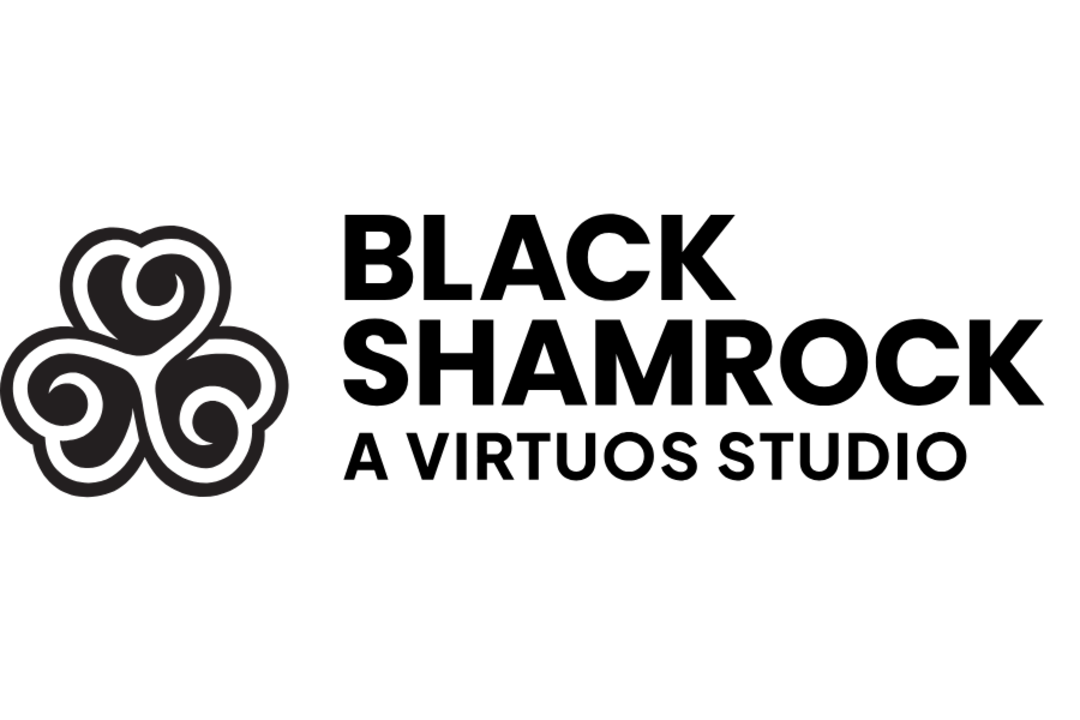 Black Shamrock Logo