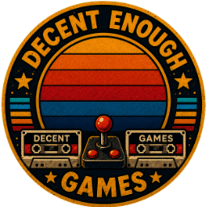 Decent Enough Games Logo