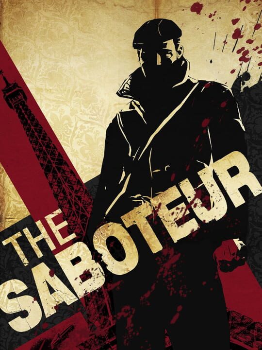 Box art for the game titled The Saboteur