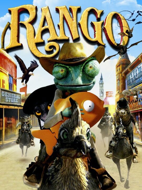 Box art for the game titled Rango